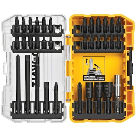Dewalt IMPACT READY(R) Screwdriving Bit Sets with ToughCase(R)+ System DW2153