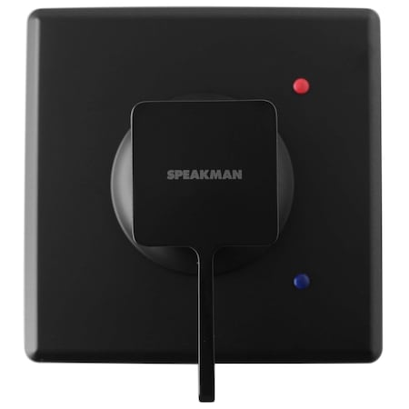 Speakman Universal Shower Valve Trim, Lever Handle, Matte Black CPT-1300-UNI-MB