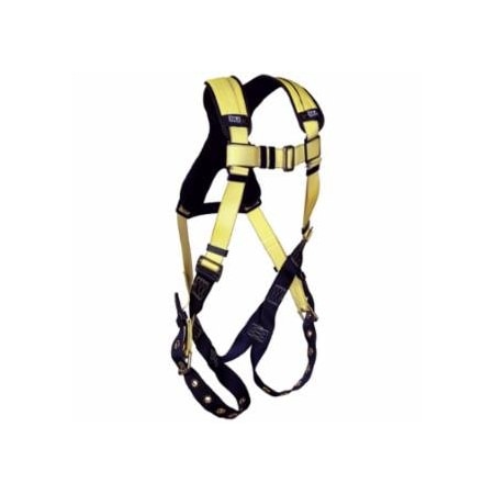 Dbi-Sala Delta, Vest Safety Harness, Back D-Ring, Yellow/Navy, Small 098-1101251