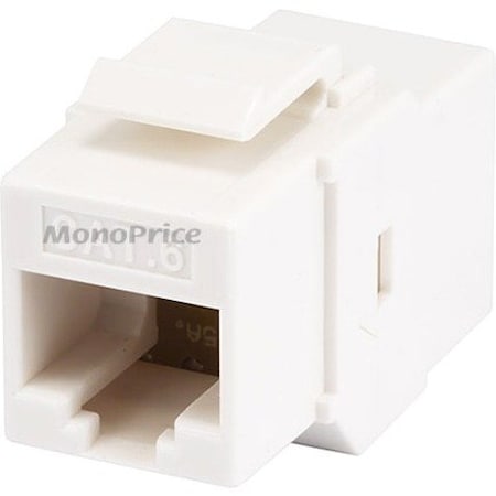 Monoprice Datacom Jack, Cat6, Coupler, White 7303