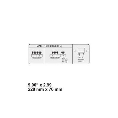 Jlg REPLACEMENT DECAL, CAPACITY 1001202973