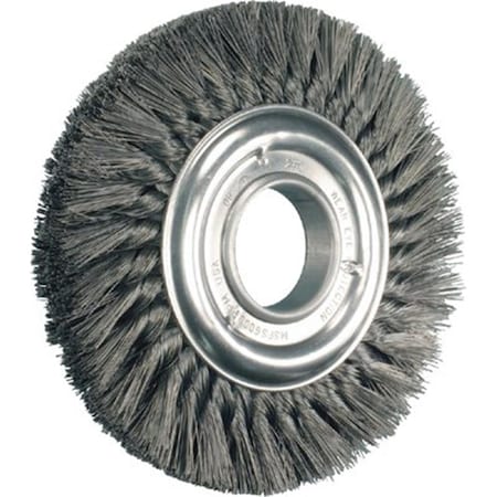 Advance Brush 4 Inch Standard Twist Knot Wheel .014 Ss Wire 5-8-11 410-82283