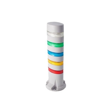 Idec LED Tower Direct Mount 5 Tier LD6A-5DQW-RYSGW
