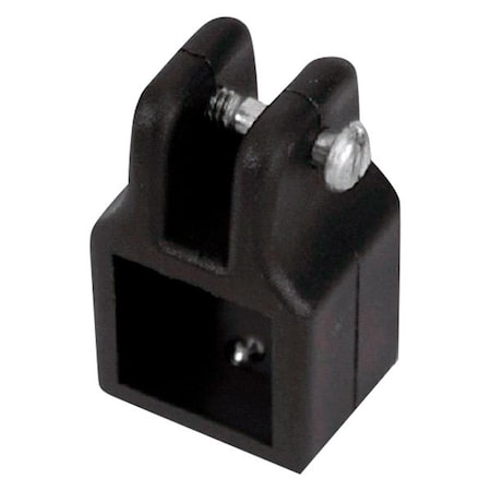 Newalthlete 1 in. Square Nylon Jaw Slide, Black NE2624706