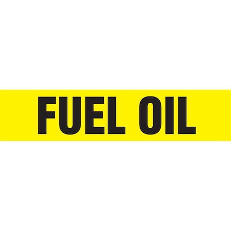 Accuform ASME ANSI PIPE MARKER FUEL OIL RPK337STB