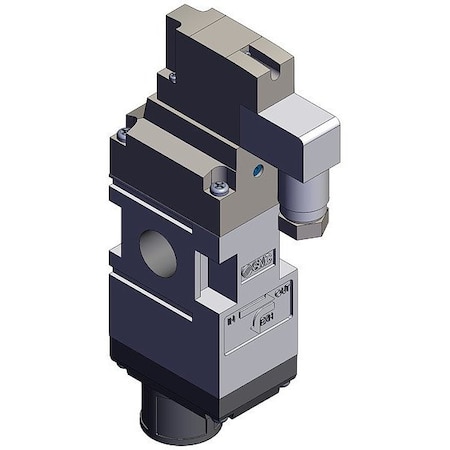 Smc Solenoid Air Control Valve, 70 13/16 mm L VP517Y-5DZ1