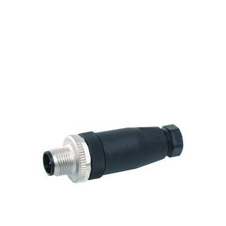 Siemens M12 plug straight screw terminal max. 0.75 mm2, 5-pole A-encoded 3RK1902-4BA00-5AA0