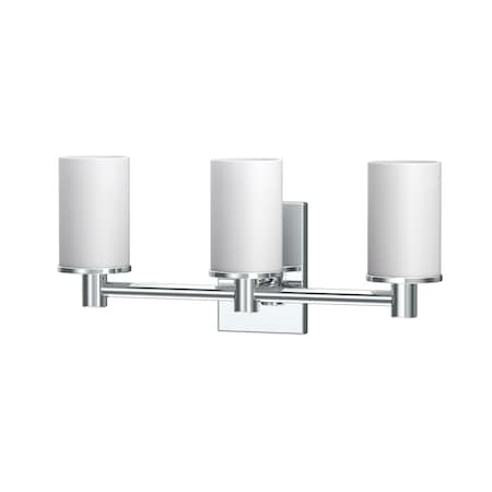 Gatco Modern Farmhouse Triple Sconce, Chrome 1705