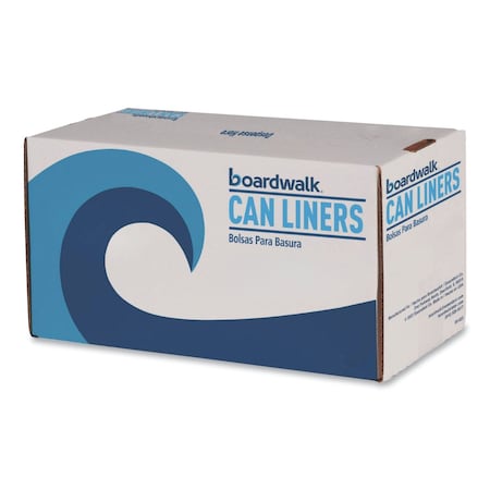 Boardwalk 13 gal Trash Bags, 24.5 in x 27.4 in, Regular-Duty, .8 M, White BWK1DK100