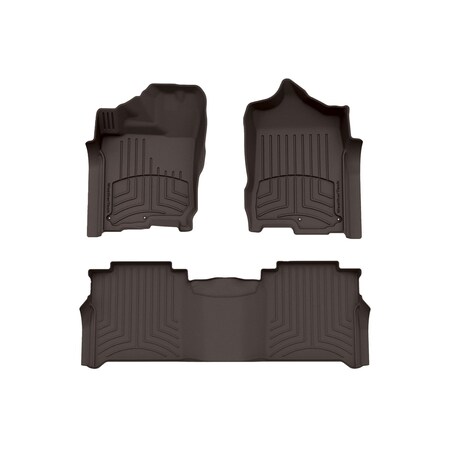 Weathertech Cocoa, Front and Rear FloorLiner HP 47908-1-2IM