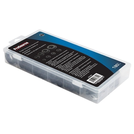 Prosource Plastic Grommet Assortment, 180-Piece 61306