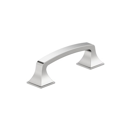 Amerock Ville 3 inch 76mm Center-to-Center Polished Chrome Cabinet Pull BP3677826