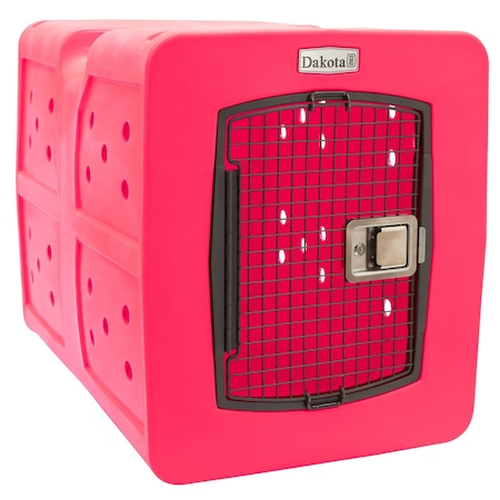 Dakota 283 G3 Framed Door Kennel - X-Large - Pink D2-G3XLG-SGN-PINK