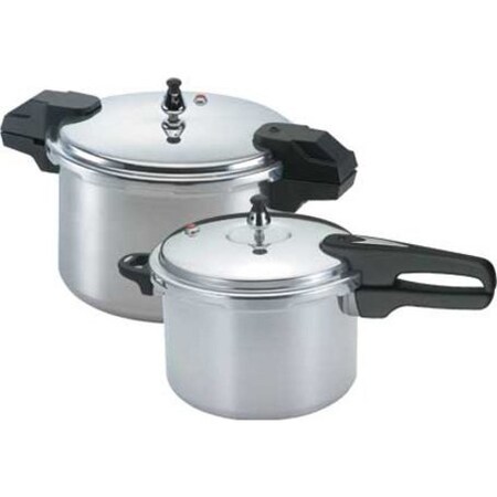 Mirro Mirro Polished Aluminum Pressure Cooker 6 qt Black/Silver 92160A ...