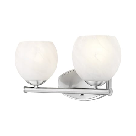 Z-Lite Colette Brushed Nickel 2 Light Vanity 1963-2V-BN