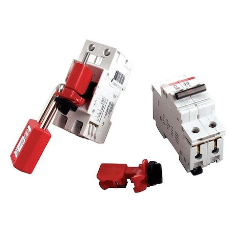 Brady Breaker Lockout, Mini, Tie Bar, Thumb Wheel 90853