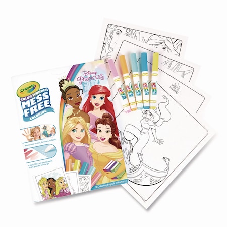 Crayola Disney Princess Color Wonder Kit, 18 Coloring Pages and 5 Markers 75-7003