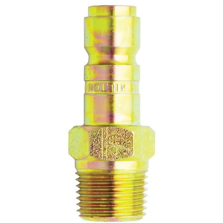 Milton Male G-Style Plug, 1/2" NPT 1817