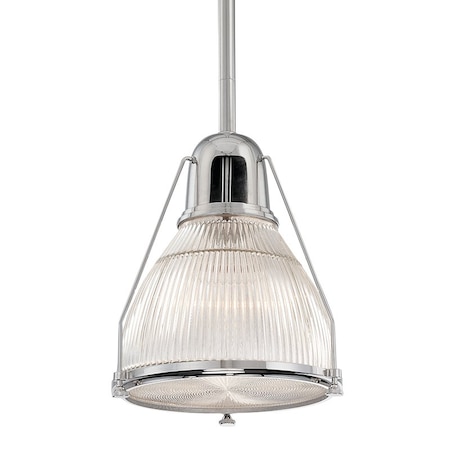 Hudson Valley Lighting Haverhill 1 Light Pendant 12 In. Polished Nickel 7311-PN