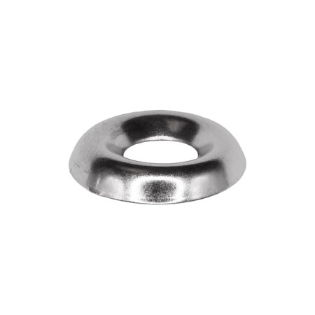 Auveco #10 Countersunk Brass Finishing Washer Nickel, 144PK 7147