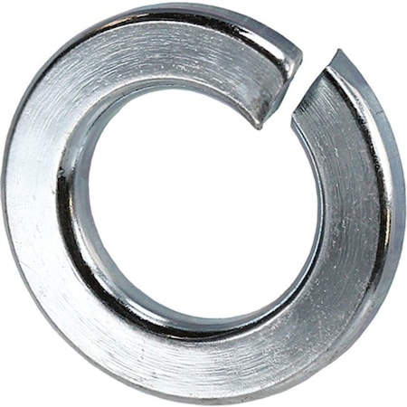 Dottie Split Lock Washer, For Screw Size 1/4 in Spring Steel, Zinc Plated Finish, 100 PK LW14