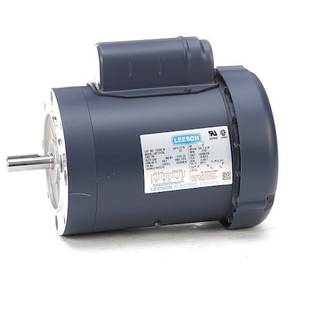 Leeson Capacitor-Start General Purpose Motor, 3/4 hp HP, 56C Frame, 115/230V AC Voltage 110308.00