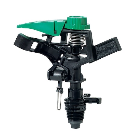 Rain Bird Black Bird Plus Poly 25 ' to 41 ' Dia. Riser Mounted Impact Sprinkler P5R
