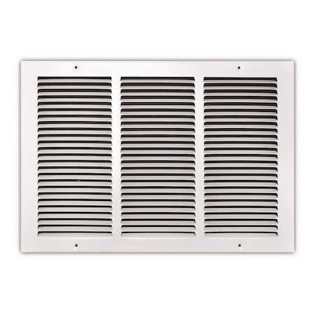 Truaire 18 in. x 12 in. White Stamped Return Air Grille 170 18X12