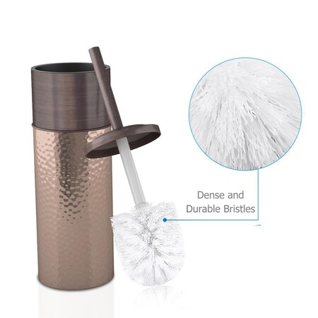 Nu Steel Round Shape Stainless Steel Toilet Brush Holder TBH-SSS42-17