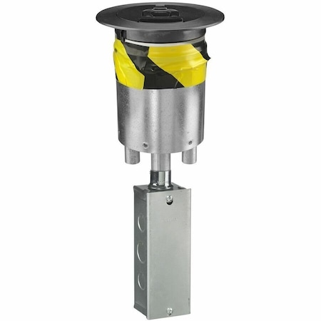 Hubbell Wiring Device-Kellems Recessed 4" Series, Kit S1R4PTBLK