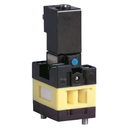 Crouzet Solenoid Valve, NC Contact, 3 outputs/2 positions, 24VDC, Sub-base Mount, 170 Nl/min, 10PK 81519732