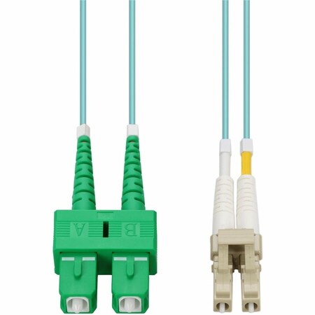 Add-On 20M ASC TO LC AQUA OM4 DUPLEX OFNP (PLENUM-RATED) FIBER PATCH CABLE ADD-ASC-LC-20M5OM4P
