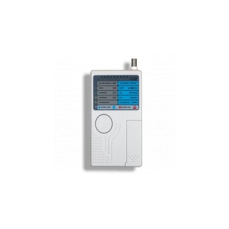 Cable Wholesale Cable Tester for RJ45/RJ11/RJ12, USB, BNC. White 31D3-56657