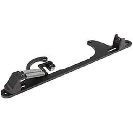 Powerhouse Adjustable Throttle Brackets with Return Springs for GM 4150 & Edelbrock, Black Anodized PO3614746
