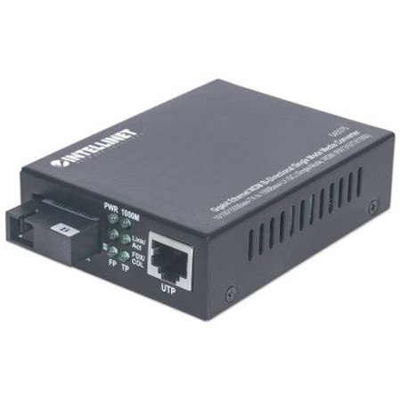 Intellinet Network Solutions Gigabit Ethernet Wdm Bi-Directional Single Mode Media Converter, 545075