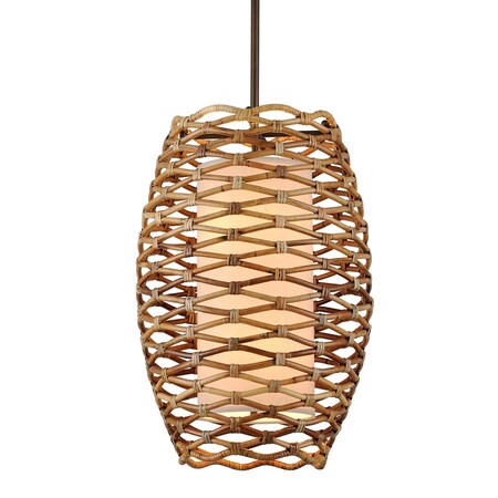 Troy Lighting Balboa 6 Light Pendant 21 In. Bronze F6746-TBZ