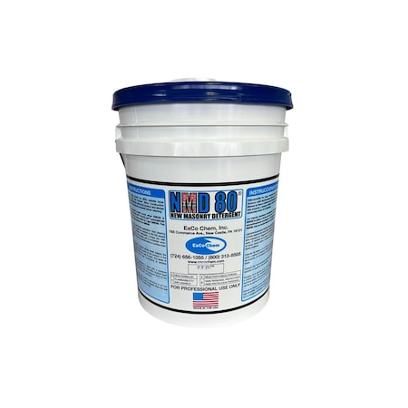 Eaco Chem NMD 80 5 Gallon - (Hazmat Shipping) - Remove Mortar and Efflorescence from Brick, Stone and Unpolis NMD805g