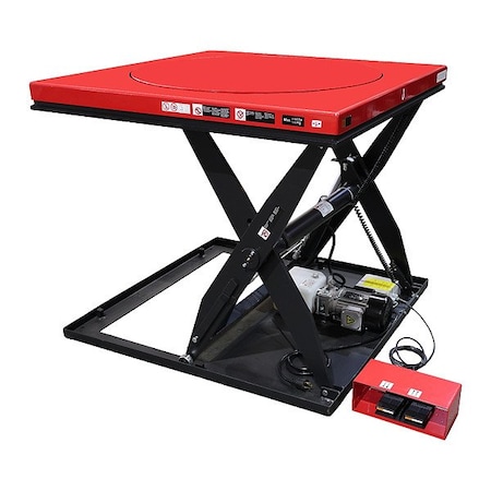 Dayton Scissor Lift Table, 1 1/2 hp, 8 5/8 in H 913MZ1