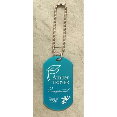 P. Graham Dunn Engravable Dog Tag - Blue Aluminum 101317