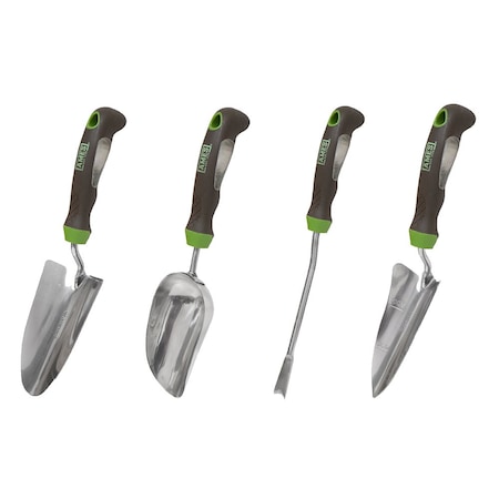 Ames Trowel, Transplanter, Weeder and Scoop, Hand Tool Set, Ergonomic Handle 10000-07548
