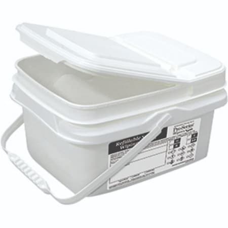 Homecare Products Refillable Surface Wiping System Rectangular Buckets with Locking Lids HO3042576