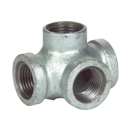 B & K 510-813BG Side Outlet Tee  Galvanized - 0.5 in. FPT 4232047