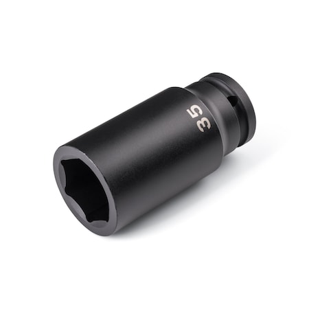 Tekton 3/4 Inch Drive x 35 mm Deep 6-Point Impact Socket SID33135