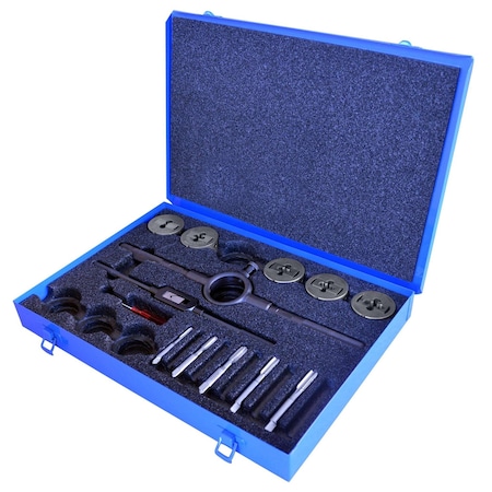 Greenfield Threading 13PC 510 NC PLG TAP&QS DIE SET 423160
