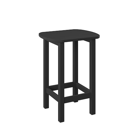 Polybird BALCONY END TABLE.     BLACK POLYBIRD P50