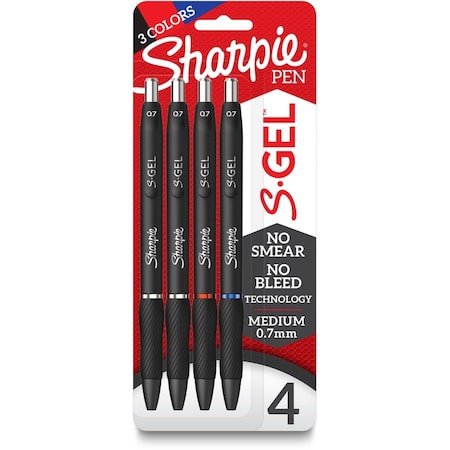 Sharpie S-Gel Gel Pens, Medium Point 0.7mm, Assorted Colors, 12PK 2096174