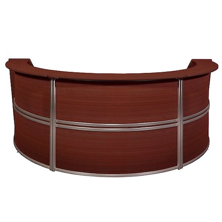 Regency Reception Desk, Steel Frame, 143 1/2 in W 77293MH