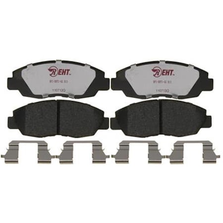 R/M Brakes RM Brakes EHT465AH Ceramic Brake Pad Set With Hardware R53-EHT465AH