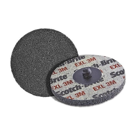 Scotch-Brite Unitized Wheel, XL-UR, 3S Fine, 3IN, PK40 32739