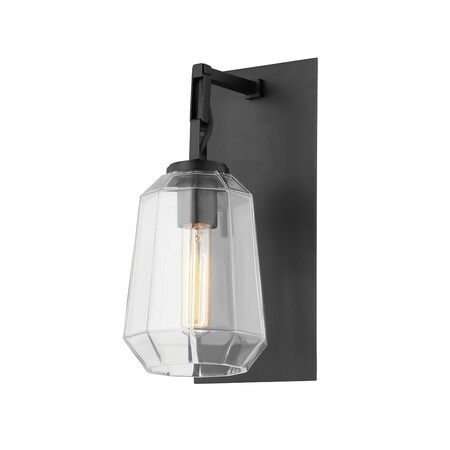 Corbett Lighting Copenhagen 1 Light Wall Sconce 6.25 In. Black Brass 447-13-BBR
